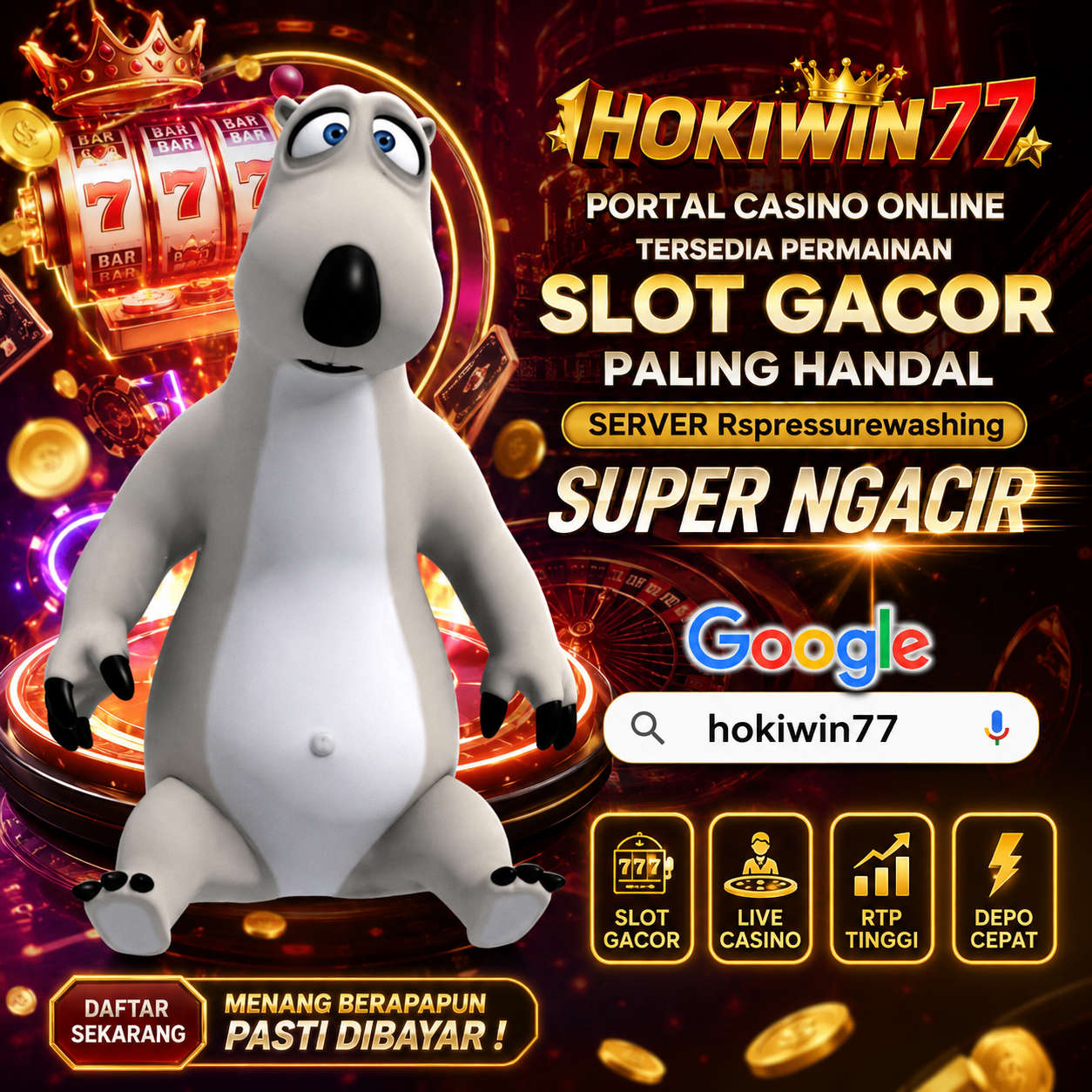 Hokiwin77 Portal Casino Online, Tersedia Permainan Slot Gacor Paling Handal Server Rspressurewashing SUPER NGACIR
